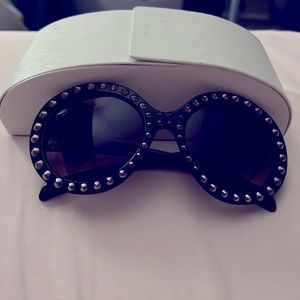 Prada Round Sunglasses ‘Havana’ style; EUC in original case